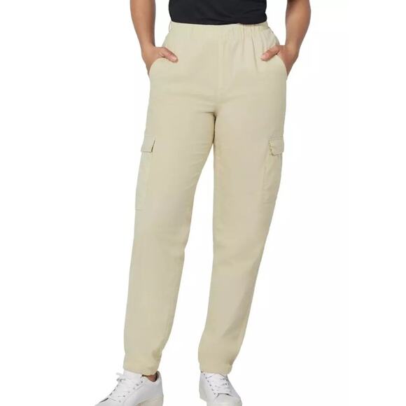 Gap Ladies' Twill Cargo Tan Pant Women’s Medium Brand New With Tags - Picture 2 of 10